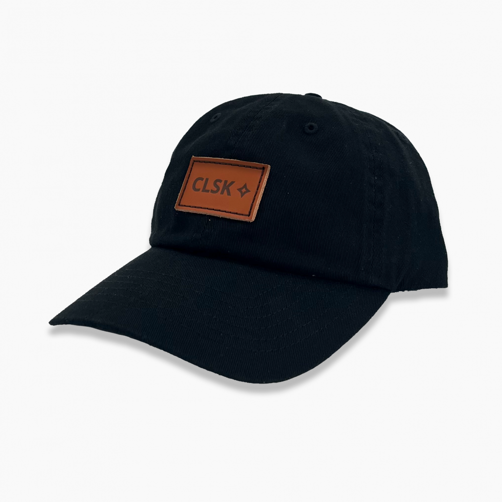 CLSK Leather Patch Dad Hat